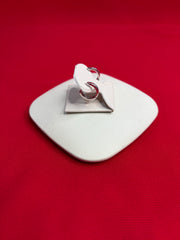 Pure Silver Hoops Earrings (HE108)