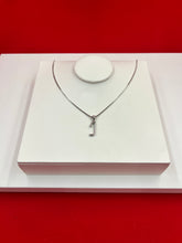 Pure Silver ”J” Pendant Necklace