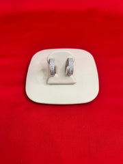 Pure Silver Hoops Earrings (HE40)