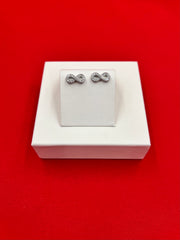 Infinity Forever Silver Earrings