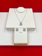 Pink Square Glow Pendant Set