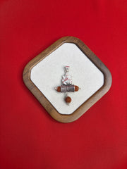 Pure Silver Ganesh Ji Rudhraksh Pendant (SP73)