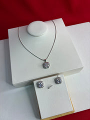 Pure Silver Pendant Set (WN242)
