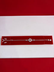 Pure Silver Rakhi Bracelet 7.0-8.5”(SR45)