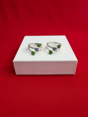 Pure Silver Toe Rings Pair (TR18)