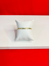 Pure Silver Gold Plated Bracelet (7.5 inch) Mb69