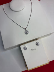 Pure Silver Pendant Set (WN196)