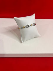 Fancy Pure Italian Silver Bracelet