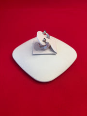 Pure Silver Hoops Earrings (HE93)
