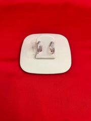 Pure Silver Hoops Earrings (HE34)