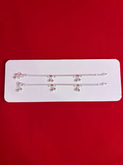 Pure Silver Anklets (6.5 Inch) (KA95)