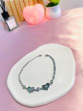 Women’s Dual-heart Silver Bracelet