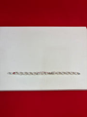 Men Pure Silver Bracelet (MB153)