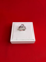 Pure Silver Women’s Cocktail Ring (Size 8) WR276
