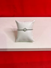 Fancy Clover Leaf Pure Silver Bangle Bracelet 2.4 (SB73)