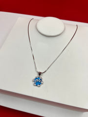 Enamel Love Pendant Necklace