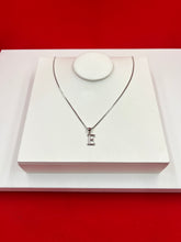 Pure Silver “E” Pendant Necklace