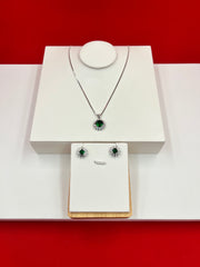 Green Star Spark Pendant Set