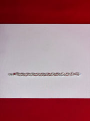 Men Pure Silver Bracelet (MB104)