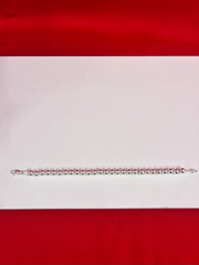 Pure Silver Simrana Bracelet (9.5 inch)