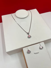 Pink Whisper pendant Set