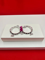 Pure Silver Baby Kangan 1.5 size