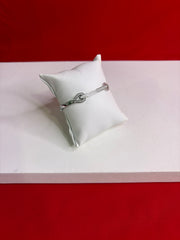 Women’s Pure Silver Bangle Bracelet (SB104)
