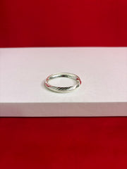 Pure Silver Kids Kada (Size 1.5) kk68