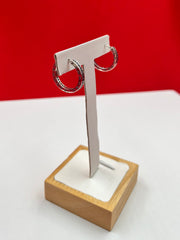 Pandora silver Hoops