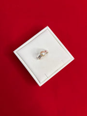 Pure Silver Pearl Ring Size 10 (PR11)