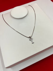 Pure Silver “Y” Pendant Necklace