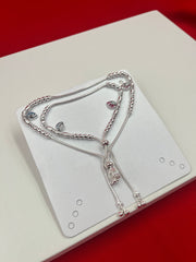 Adjustable Silver Anklets