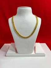 Pure Silver 24K Gold Plated Chain 20”