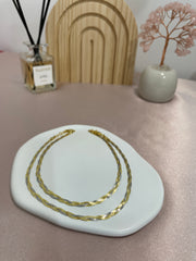 Golden & Silver Braided Anklets