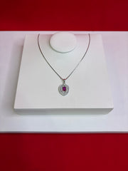 Pure Silver Pendant Necklace (WN106)
