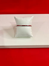 Pure Silver Red Meena Bangle 2.4