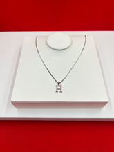 Pure Silver “H” Pendant Necklace