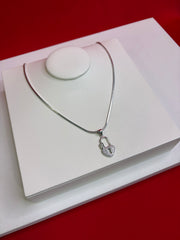Pure Silver Pendant Necklace (WN123)