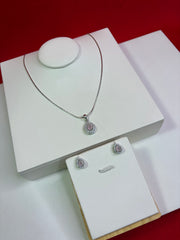 Pure Silver Pendant Set (WN157)