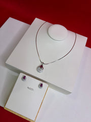 Pure Silver Pendant Set (WN140)