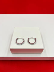 Pure Silver Midsize hoops