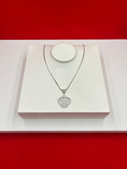 Khanda Silver Pendant Necklace