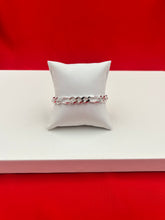 Men’s Pure Silver Figaro Bracelet (MB58)