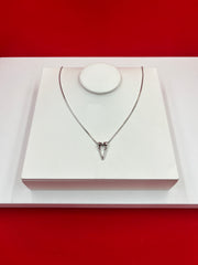 Pure Silver “V” Pendant Necklace