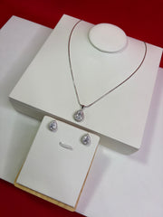 Pure Silver Pendant Set (WN154)