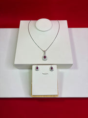 Pure Silver Pendant Set (WN162)