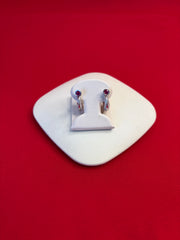 Pure Silver Hoops Earrings (HE90)