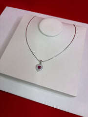 Pure Silver Pendant Necklace (WN100)