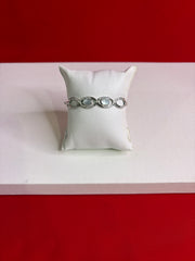 Women’s Pure Silver Bangle Bracelet (SB114)