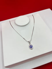 Khanda Sahib Silver Pendant Necklace